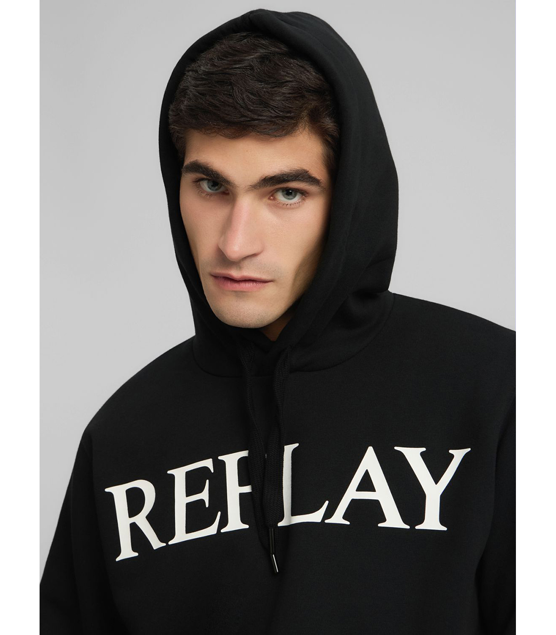 ブラッシュフリースREPLAYフーディー 詳細画像 ブラック 5